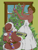 Logo for Xmas/Winter 1-Screener Online Compo 2024
