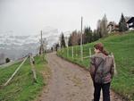 »The "road" from the cablecar station to the building. There are no real roads (and no cars except some tractors and jeeps) up here.« by
