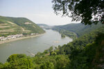 »View from the Schweizerhaus down to the rhine valley« by 