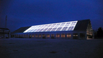 »The Grande Halle and the geant 3000m2 led screen on the roof« by 