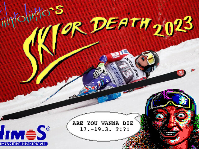 Flyer for Ski or Death 2023: Ski or death 2023
