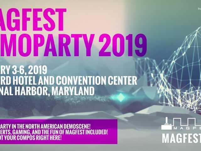 Flyer for MAGFest Demoparty 2019