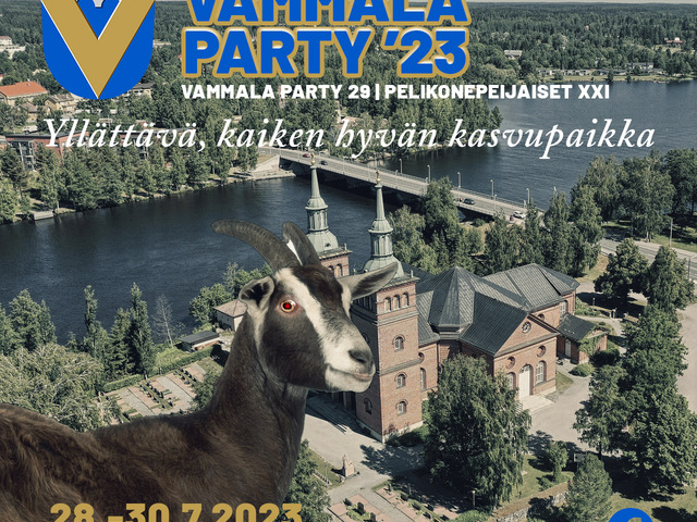 Flyer for Vammala Party 2023: Flyer uploaded by codise
